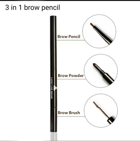 3 in 1 Brown Pencil